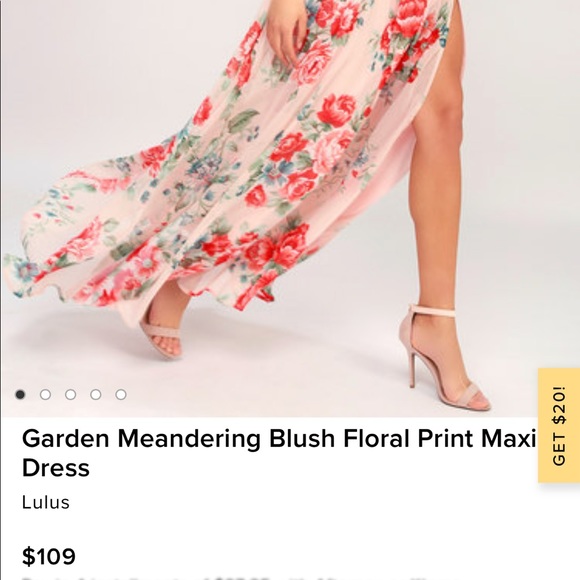 Lulus Floral maxi dress - Picture 5 of 11
